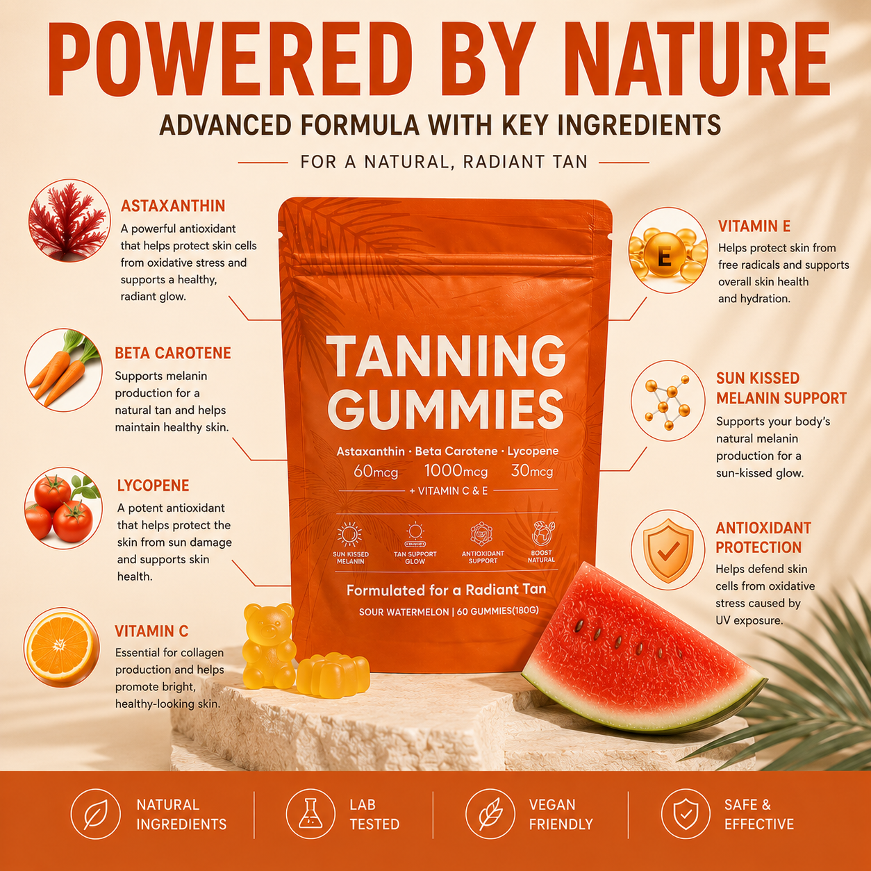 Tanning Gummies – Bronze Boost