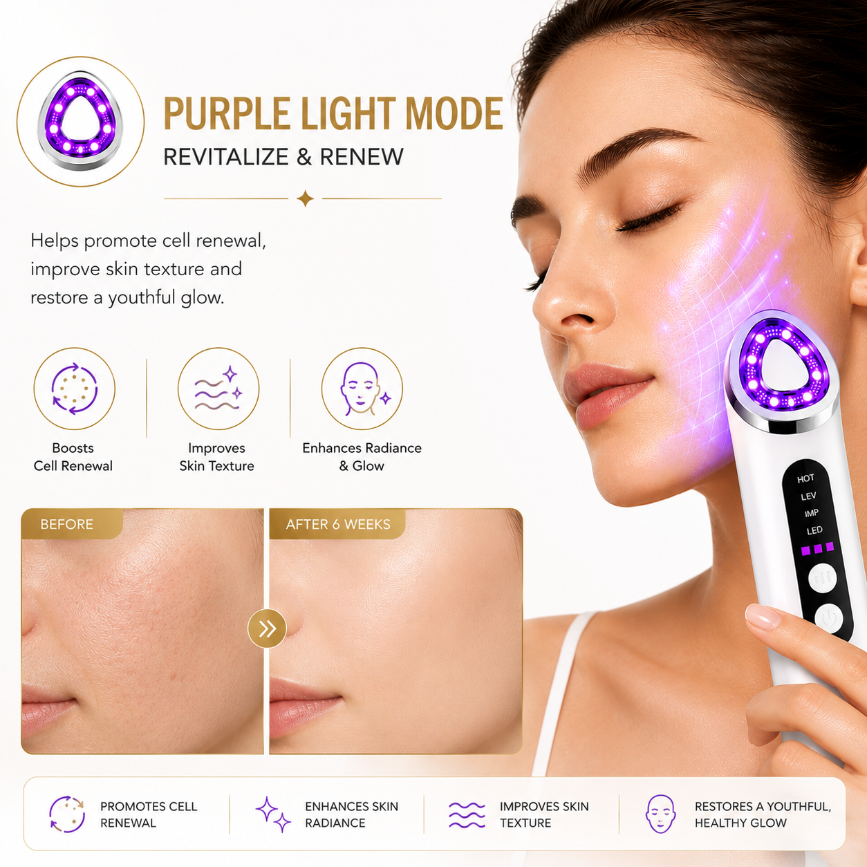 Professional LED Facial Lifting Device